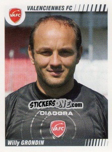 Sticker Willy Grondin - FOOT 2008-2009 n. 500 - Panini