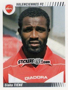 Sticker Siaka Tiene - FOOT 2008-2009 n. 507 - Panini