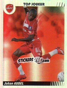 Sticker Johan Audel - Top Joueur - FOOT 2008-2009 - Panini