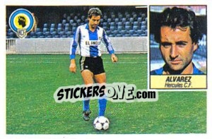 Sticker Álvarez - Liga Spagnola 1984-1985
 - Colecciones ESTE