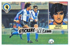 Cromo Reces - Liga Spagnola 1984-1985
 - Colecciones ESTE