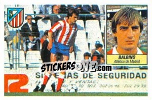 Cromo Balbino - Liga Spagnola 1984-1985
 - Colecciones ESTE