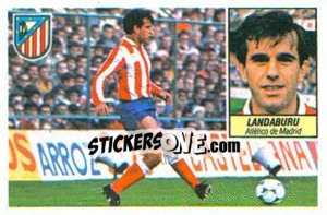 Sticker Landáburu - Liga Spagnola 1984-1985
 - Colecciones ESTE