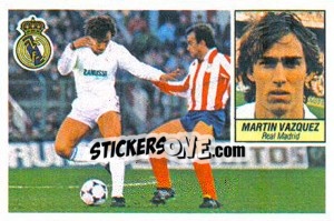 Cromo Martín Vázquez - Liga Spagnola 1984-1985
 n. 166 - Colecciones ESTE
