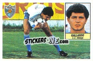 Figurina Gallardo (coloca) - Liga Spagnola 1984-1985
 - Colecciones ESTE