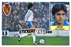 Cromo Zayas (coloca) - Liga Spagnola 1984-1985
 - Colecciones ESTE