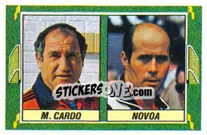 Cromo M.Cardo/Novoa - Liga Spagnola 1984-1985
 n. 361 - Colecciones ESTE