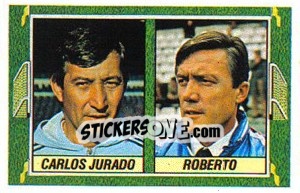 Cromo Carlos Jurado/Roberto - Liga Spagnola 1984-1985
 - Colecciones ESTE