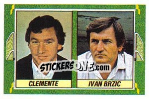 Sticker Clemente/Ivan Brzic - Liga Spagnola 1984-1985
 - Colecciones ESTE