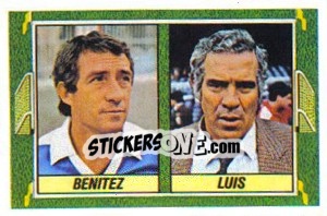 Sticker Benítez/Luis - Liga Spagnola 1984-1985
 n. 366 - Colecciones ESTE