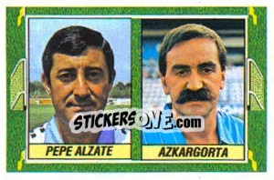 Sticker Pepe Alzate/Azkargorta - Liga Spagnola 1984-1985
 n. 367 - Colecciones ESTE