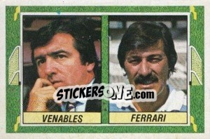 Cromo Venables/Ferrari (2 en el campo, double imagen) - Liga Spagnola 1984-1985
 - Colecciones ESTE