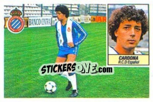 Sticker 1a Cardona (R.C.D. Español) - Liga Spagnola 1984-1985
 - Colecciones ESTE
