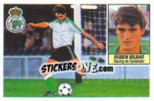 Sticker 1b Rubén Bilbao (Racing de Santander)