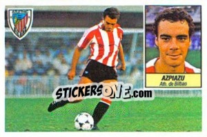 Cromo 2a Azpiazu (Athlétic de Bilbao) - Liga Spagnola 1984-1985
 n. 375 - Colecciones ESTE