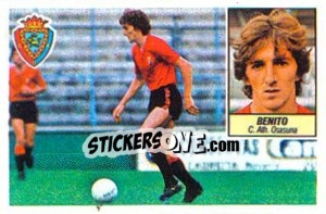 Sticker 4 Benito (C.A. Osasuna) - Liga Spagnola 1984-1985
 n. 379 - Colecciones ESTE