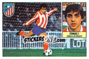 Sticker 5 Tomás I (Atlético de Madrid) - Liga Spagnola 1984-1985
 n. 380 - Colecciones ESTE