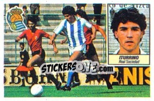 Figurina 9 Iturrino (Real Sociedad) - Liga Spagnola 1984-1985
 - Colecciones ESTE