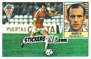 Cromo Núñez II - Liga Spagnola 1984-1985
 - Colecciones ESTE