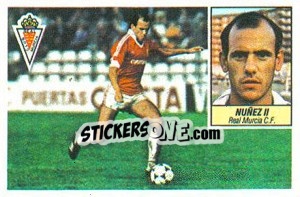 Sticker Núñez II - Liga Spagnola 1984-1985
 n. 197 - Colecciones ESTE