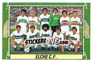 Cromo Elche C.F. - Liga Spagnola 1984-1985
 - Colecciones ESTE