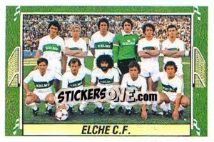 Sticker Elche C.F. - Liga Spagnola 1984-1985
 n. 215 - Colecciones ESTE