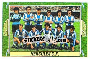 Sticker Hercules C.F - Liga Spagnola 1984-1985
 n. 218 - Colecciones ESTE