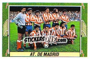 Cromo Atlético de Madrid - Liga Spagnola 1984-1985
 - Colecciones ESTE