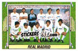 Cromo Real Madrid - Liga Spagnola 1984-1985
 - Colecciones ESTE