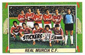 Cromo Real Murcia C.F. - Liga Spagnola 1984-1985
 - Colecciones ESTE