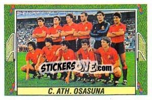 Cromo C.A. Osasuna - Liga Spagnola 1984-1985
 - Colecciones ESTE