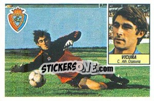 Sticker Vicuña - Liga Spagnola 1984-1985
 - Colecciones ESTE