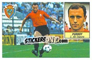 Sticker Purroy - Liga Spagnola 1984-1985
 - Colecciones ESTE