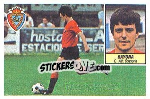 Figurina Bayona - Liga Spagnola 1984-1985
 - Colecciones ESTE