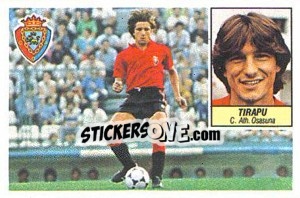 Cromo Tirapu - Liga Spagnola 1984-1985
 - Colecciones ESTE