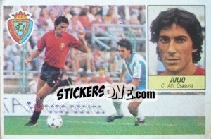 Sticker Julio - Liga Spagnola 1984-1985
 n. 244 - Colecciones ESTE