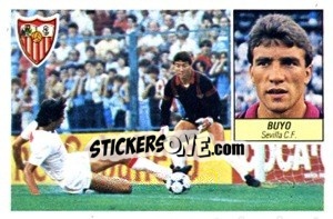 Sticker Buyo (2 jugador, double imagen) - Liga Spagnola 1984-1985
 - Colecciones ESTE