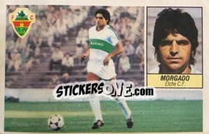 Cromo 21bis Morgado (Elche C.F., balon separado) - Liga Spagnola 1984-1985
 - Colecciones ESTE