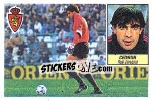 Sticker 23 Cedrún (Real Zaragoza) - Liga Spagnola 1984-1985
 - Colecciones ESTE