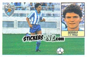Figurina 24a Sessolo (C.D. Málaga) - Liga Spagnola 1984-1985
 - Colecciones ESTE