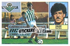 Sticker 24b Valdo (Real Betis) - Liga Spagnola 1984-1985
 n. 409 - Colecciones ESTE