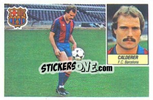 Sticker 27 Calderé (F.C. Barcelona) - Liga Spagnola 1984-1985
 - Colecciones ESTE