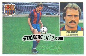 Cromo 27 Calderé (F.C. Barcelona) - Liga Spagnola 1984-1985
 n. 412 - Colecciones ESTE