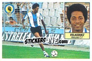 Cromo 31 Velásquez (Hércules C.F.) - Liga Spagnola 1984-1985
 - Colecciones ESTE