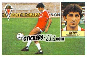 Sticker 35 Víctor (Real Murcia C.F.) - Liga Spagnola 1984-1985
 n. 420 - Colecciones ESTE