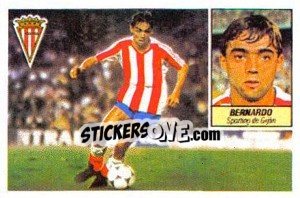 Figurina 38 Bernardo (Sporting de Gijon) - Liga Spagnola 1984-1985
 - Colecciones ESTE