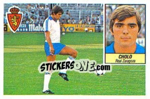 Sticker 39 Cholo (Real Zaragoza) - Liga Spagnola 1984-1985
 - Colecciones ESTE