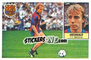 Cromo 42 Archibald (F.C. Barcelona) - Liga Spagnola 1984-1985
 - Colecciones ESTE