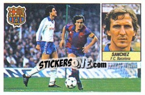 Sticker Sánchez - Liga Spagnola 1984-1985
 - Colecciones ESTE