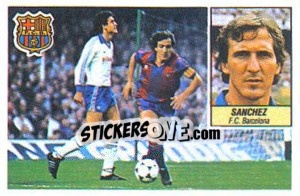 Sticker Sánchez - Liga Spagnola 1984-1985
 n. 8 - Colecciones ESTE
